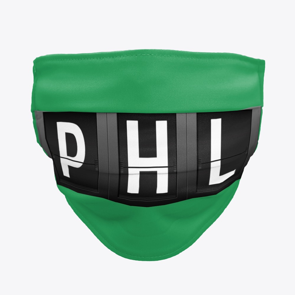 The Philadelphia International Airport PHL Code Face Mask Series